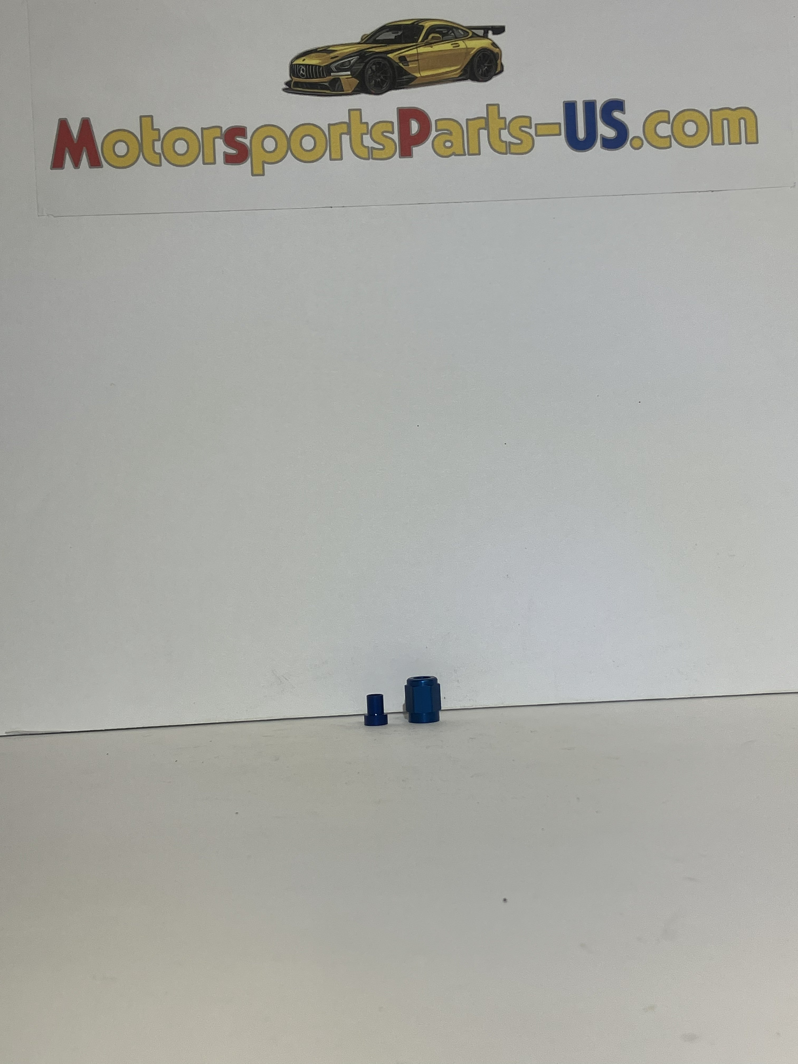Fragola Performance Systems -3 AN Aluminum Tube Nut and Tube Sleeve set Anodized Blue