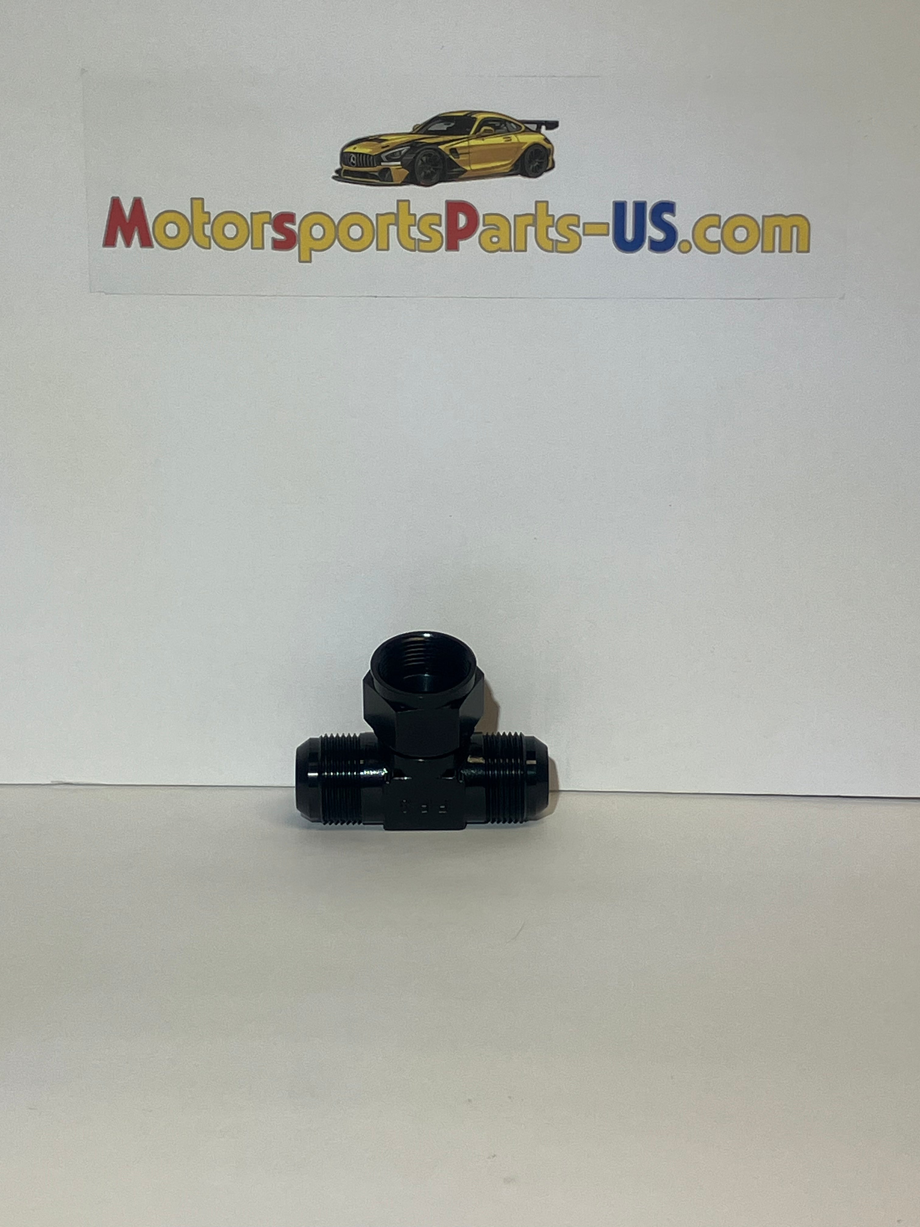 Fragola Performance Systems -16 AN Tee Adapter Fitting with a Female Swivel on the Side (Part #498208-BL