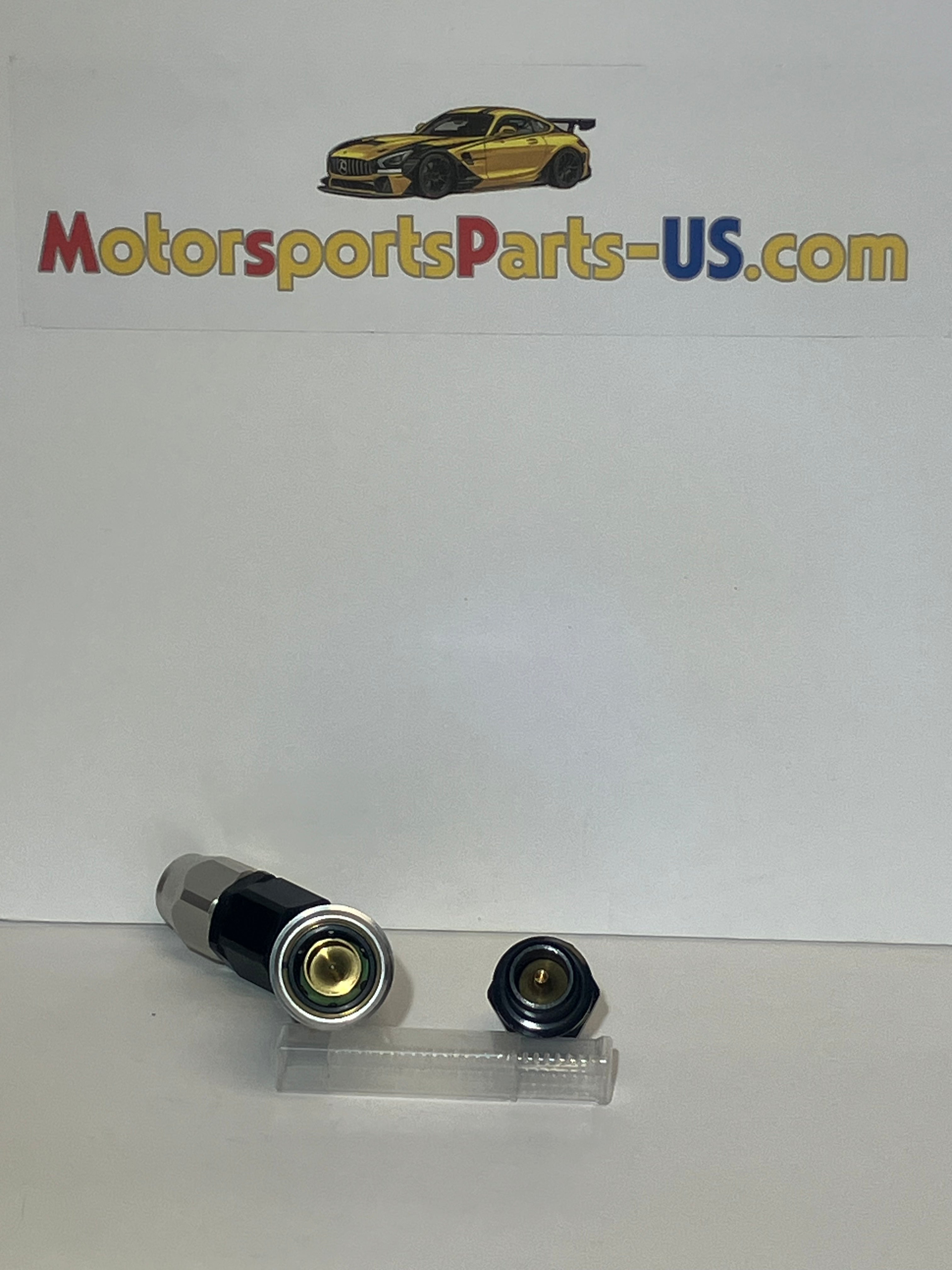 Jiffy-tite -10 AN O-Ring Boss (ORB) quick-connect fitting and -10 AN HOSE 45 Degree fitting  VALVED N.O.S. CLEARANCE ITEM